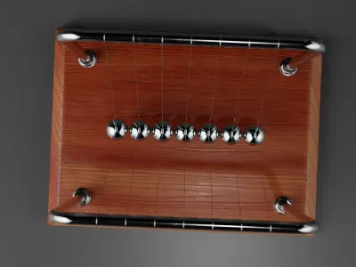 Energy cradle 3D model