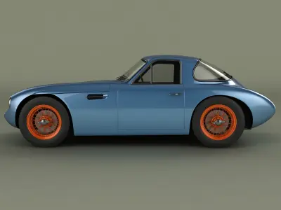 TVR Grantura mk 1 3D model