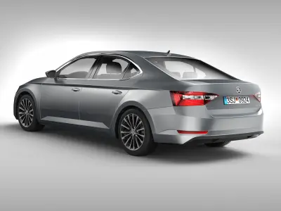 Skoda Superb 2016 3D model