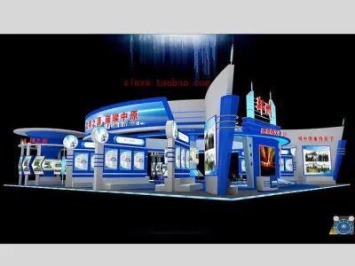 Exhibition - Area - 25X27-3DMAX2009-017 3D model