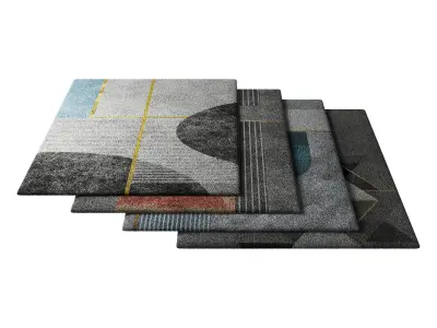 Rug Set 22 3D model
