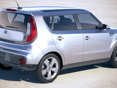 Kia Soul 2019  3D model