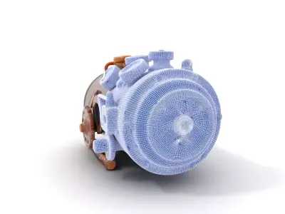 Steampunk Engine Gauge model pack Low-poly 3D model