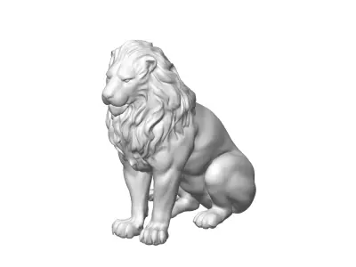 lion - 3D model purchase
