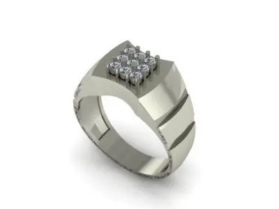 men ring new desing 3D print model