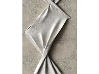 Wall decor set Low-poly 3D model