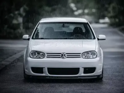 Golf IV 4 - Rigged ready for Animation 3D model