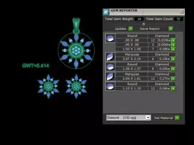 FASHION PENDENT 3D print model