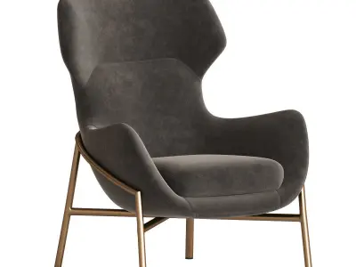 Brera Armchair Giuliomarelli 3D model