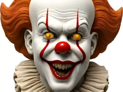 Stylized Horror Clown Monster Character Model for Games and VR 3D model