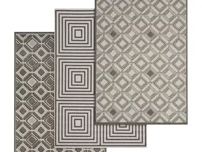Rug Set 2271 3D model