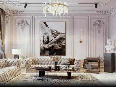 Classic Sitting Room 3D model