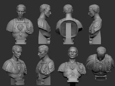 Caesar Bust Printable 3D print model