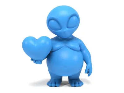 Loving Alien 2 3D print model
