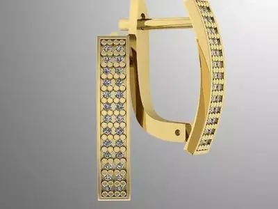 Earrings n 16  3D print model