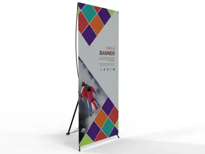 X-Banner PRO 80x180 3D model