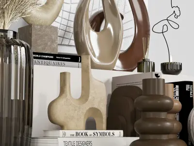 decorative set Vol012 3D model