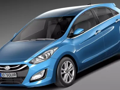 Hyundai I30 2013 3D model