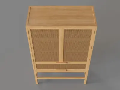 Marte Storage Cabinet 3D model