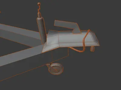 Car Utility trailer Free low-poly 3D model