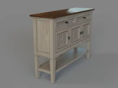 Pike And Main Accent Console 3D model