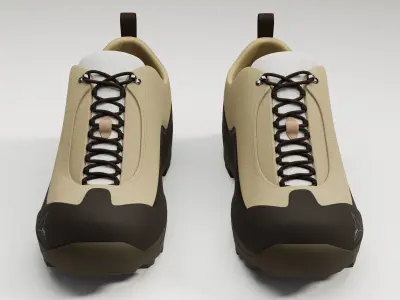 Sneakers Katharina ROA  Low-poly 3D model