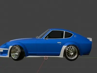 Datsun 280Z Low-poly 3D model