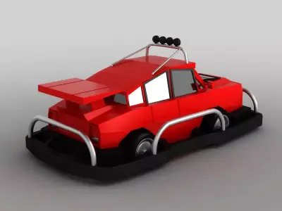 Recreational Toy go-karts playground equipment car 3D model