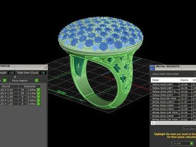 Shining-ring 3D model