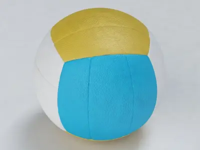 Volley Ball Low-poly 3D model
