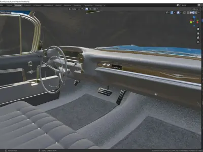 Cadillac Elcamino 1959 pickup 3D model