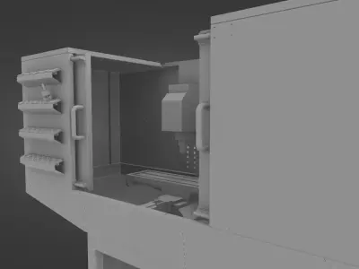 CNC Mill Enclosure for Grizzly G0704 or Optimum BF20 Mills 3D print model