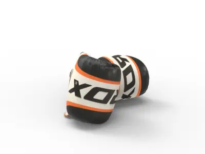 RDX Boxing gloves Low-poly 3D model
