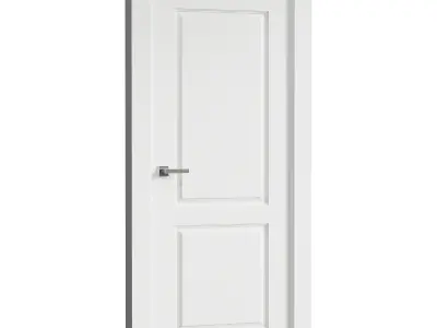Modern interior door 17 3D model