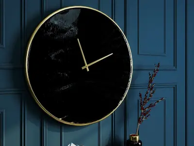 Console table with decor by Maisons du Monde 3D model