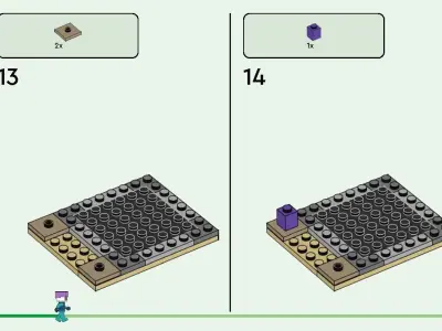 TwindBricks3D - 21264 The Ender Dragon and End Ship 3D print model