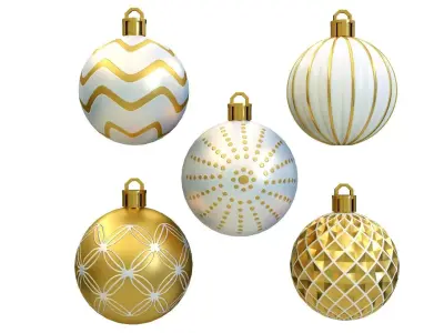 Christmas Ball Collection 01 3D model