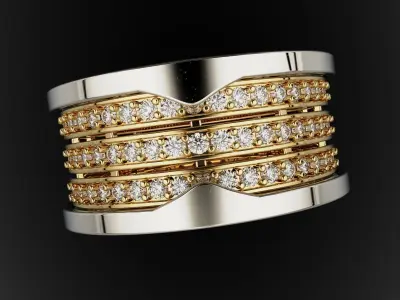 Diamond Ring  3D print model