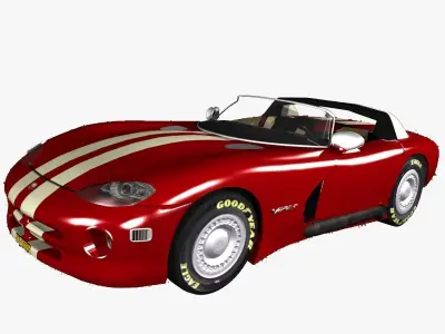 Viper RT-10 1992-1995 Sport Car 3D model