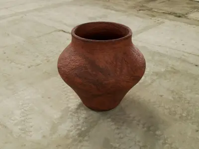Clay Vase Free 3D model