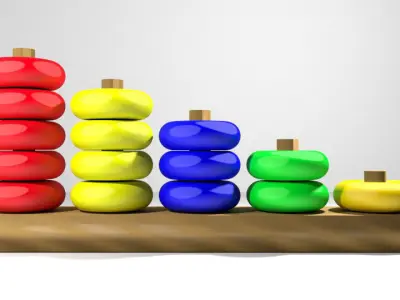 Toys - Number Ring 3D model