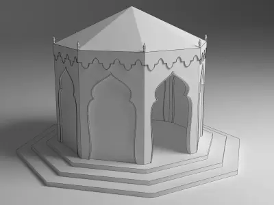 Indian Canopy 3D model