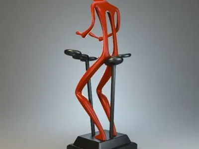 Sculpture Drummer P 3D print model