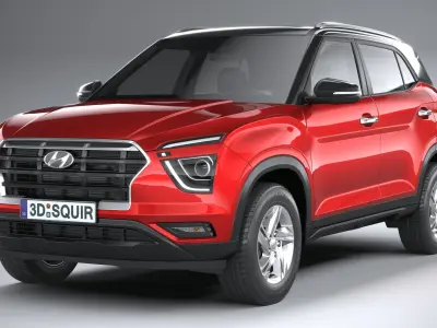 Hyundai Creta SU2 2022 3D model