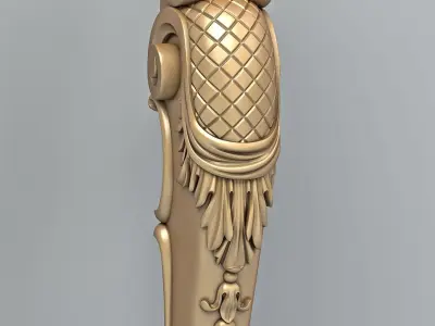 Furniture leg 011 3D model