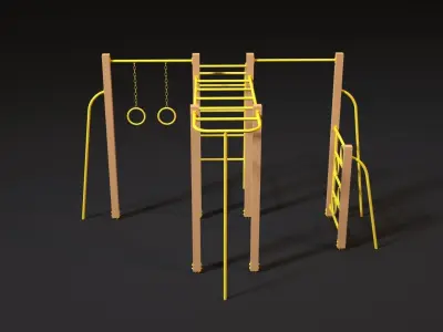 Sports complex 3 3D model