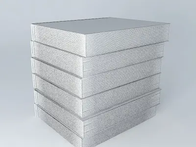 Books stack of Free 3D model