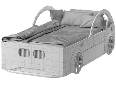 Kids bed 3D model