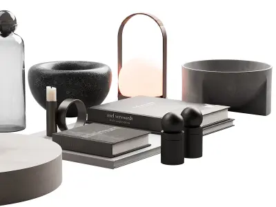 115 decorative set 028 japan style decor P02 3D model