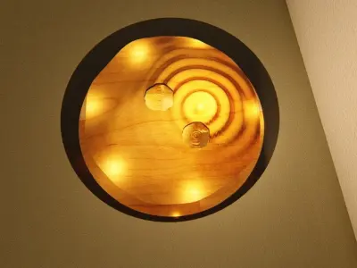 Round Table water drop shape version 2 3D model